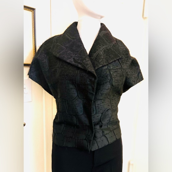 Giambattista Valli Paris Elegant Short Sleeve Jacket 38 - Picture 1 of 11